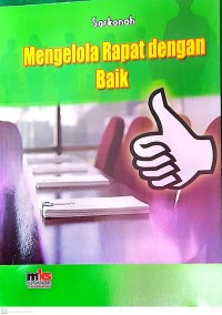Image of Mengelola Rapat dengan Baik